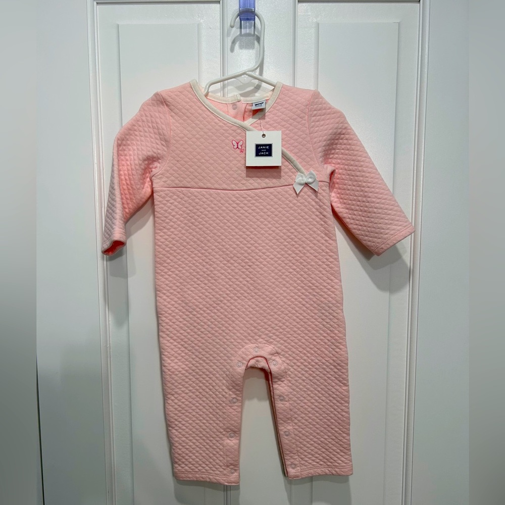 Janie and Jack Quilted One-Piece Coverall NWT 6-12 months